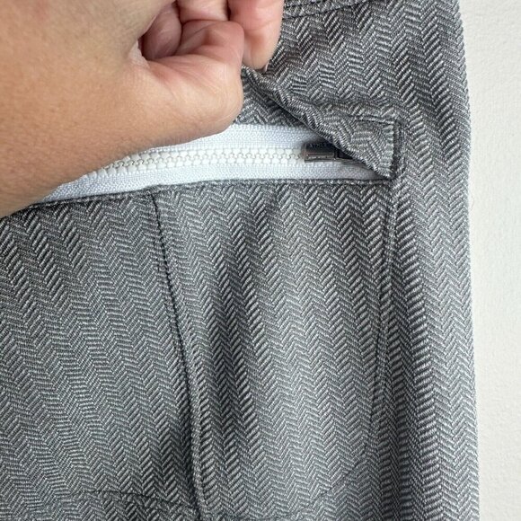 Athleta Leggings Women’s Sz S Grey Delancey Herringbone Stretch Pants - Picture 5 of 9